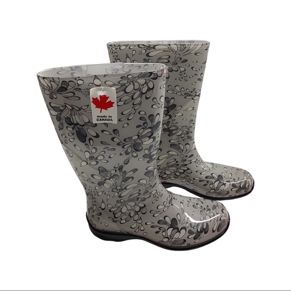 womens grey rain boots